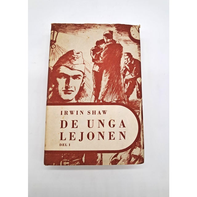 3 Vintage Swedish Hardcover Books 1950s, Svalans Jubileumsserien, Irwin Shaw the Young Lions & Harry Martinson, Bonniers Förlag For Sale - Image 9 of 12