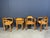 1970s Pine Wood Dining Table and Chairs C.J. Rosengaarden, 1970s, Set of 5 For Sale - Image 5 of 13