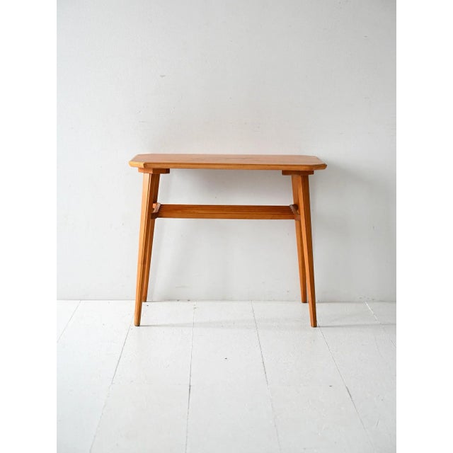 Vintage Scandinavian Birch Coffee Table with Inlay, 1940s For Sale - Image 3 of 10