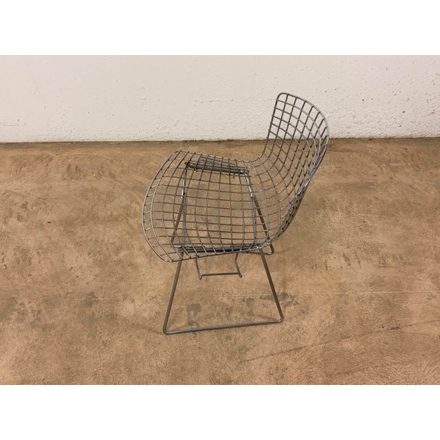 Bertoia Side Chair in Chrome by Harry Bertoia for Knoll International, 1980s For Sale - Image 11 of 14