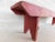 Red Antique Late 19th Century Painted Bench 78"w For Sale - Image 8 of 10