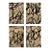Black Gesture I – IV by Murray Duncan 2026, Set of Four Mixed Media Works on Paper For Sale