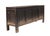 This vintage sideboard is made from reclaimed solid wood featuring a weathered, dark charcoal brown finish with rustic...