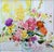 1970s Romey T. Brough (1944-) Modernist Floral Still Life For Sale - Image 4 of 16