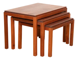 Mid-Century Mahogany Nesting Tables by Gordon Russell, 1960s, Set of 3