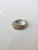 2020s Set in 18k White Gold, Yellow Sapphire & Diamond Modern Dome Cocktail Ring, Size 6 For Sale - Image 5 of 14