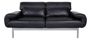Leather Plura Two-Seater Sofa witn Manual Function from Rolf Benz