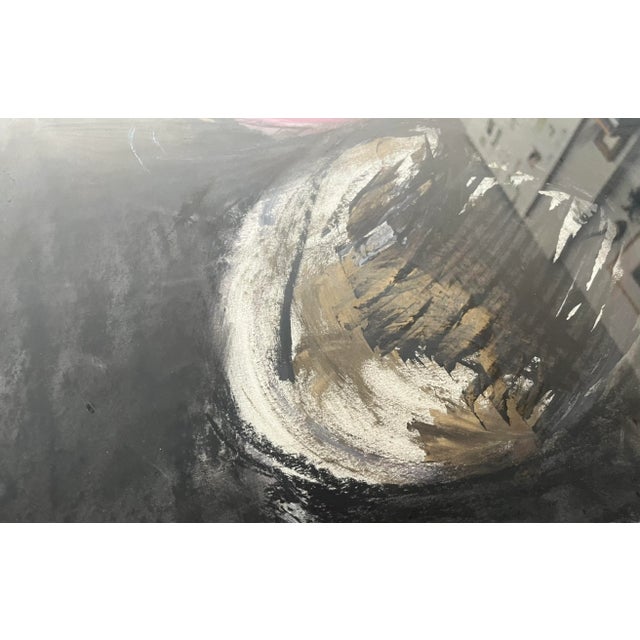 1970s Large Vintage Abstract Organic Mid Century Work For Sale - Image 5 of 13