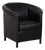 Black Leather Aura Armchair by Paolo Piva for Wittmann For Sale