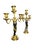 Vintage Antique Bronze Louis Xv Candelabra, Set of 2 For Sale - Image 3 of 13