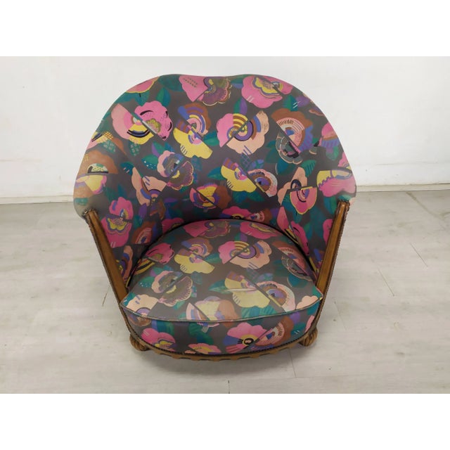 1920s Large Art Deco Armchair For Sale - Image 5 of 18
