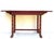 Chinoiserie Antique Deep Red and Gilt Chinoiserie French Table / Writing Desk For Sale - Image 3 of 12
