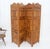 Fine Asian Carved Teak 4 Panels Screen Room Divider Mint! For Sale - Image 10 of 11