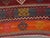1970s Vintage Handmade Wool Cotton Red Runner Rug For Sale In San Francisco - Image 6 of 11