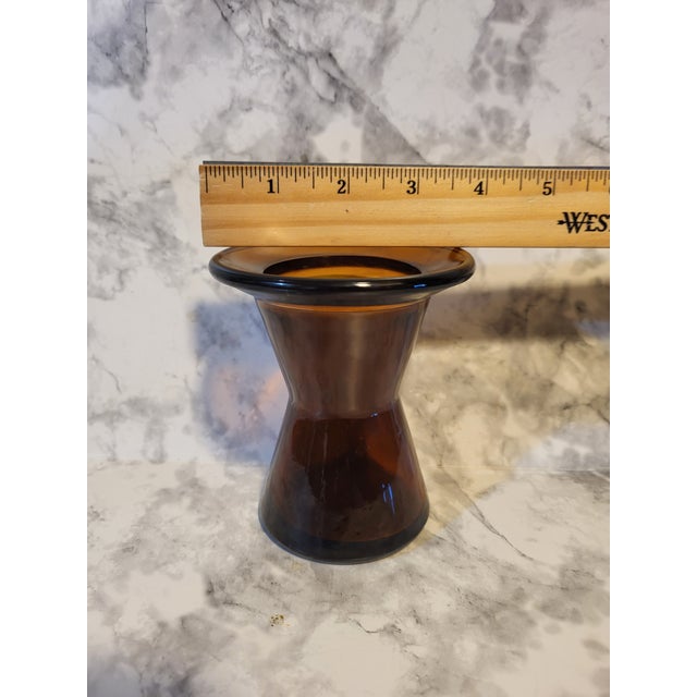 Glass 1970s Mid-Century Modern Dansk Quistgaard Candle Holder Finland For Sale - Image 7 of 10