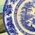 Ceramic Antique Flow Blue Doulton Burslem 10 1/2 Plate "Madras" Pattern For Sale - Image 7 of 9
