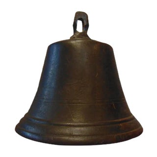 Antique Art Nouveau Bronze Bell For Sale