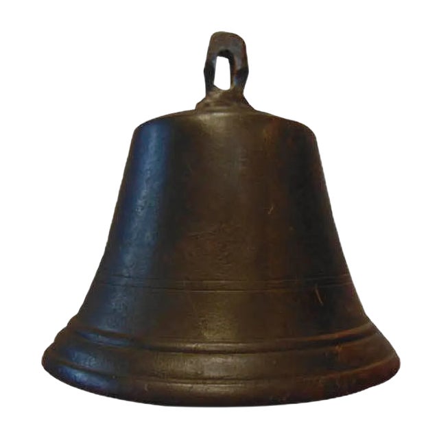 Antique Art Nouveau Bronze Bell For Sale
