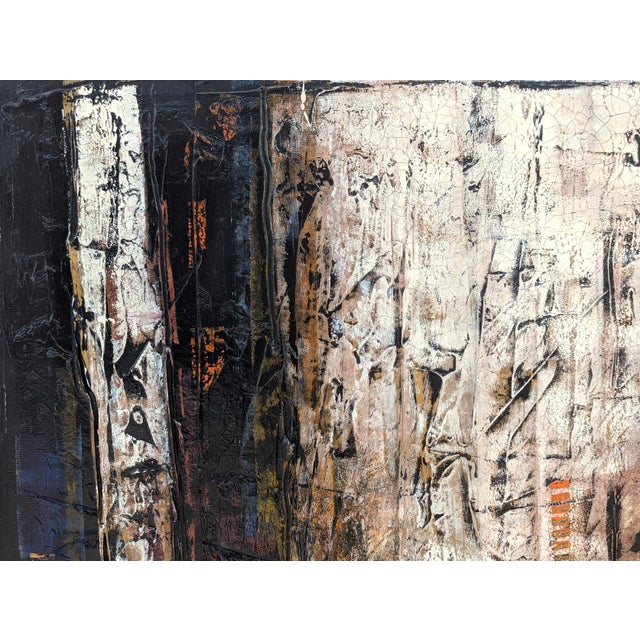 Pierre Olié "Super Hero" Contemporary Dark Toned Expressive Abstract Figurative Painting, Early 21st Century For Sale In Houston - Image 6 of 12