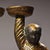 Add a touch of ancient charm and warmth to your space with this exceptional pair of vintage Chinese bronze oil lamps (or...