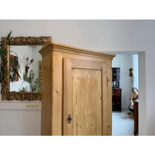 Biedermeier Cabinet in Natural Wood For Sale - Image 5 of 10