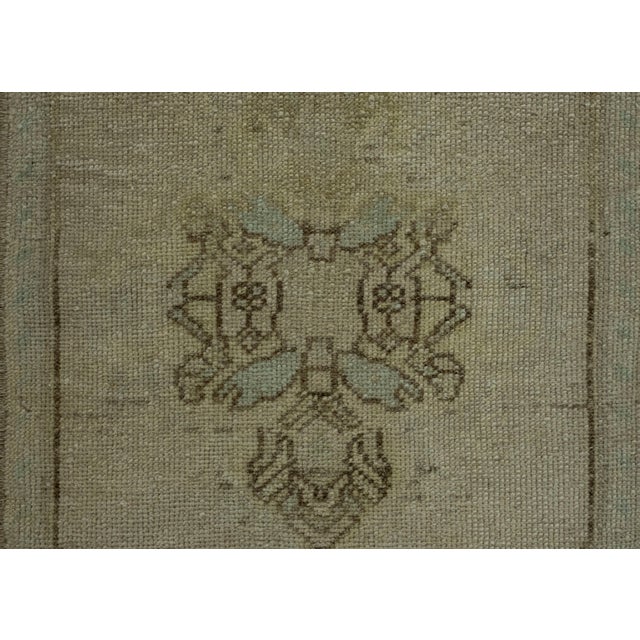 Turkish Mini Rug Oriental Hand Knotted Vintage Rug 1'6" x 3'1" #16454 For Sale - Image 4 of 8