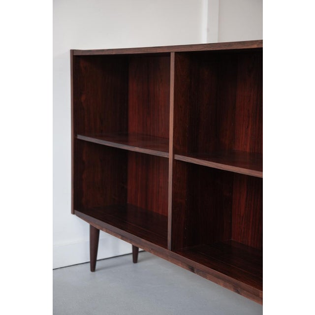 1960s Mid-Century Danish Low Rosewood Bookcase, 1960s For Sale - Image 5 of 6