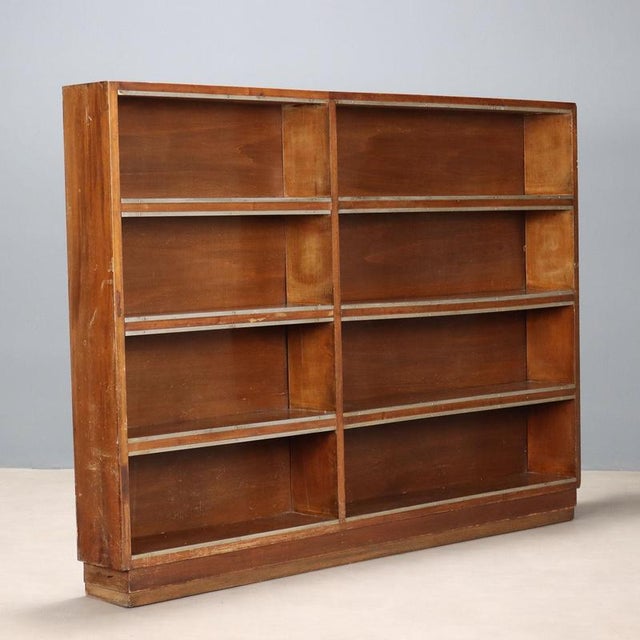 Open Bookshelf in Walnut For Sale - Image 9 of 9