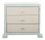 Cabinet in Chipboard Coated with Synthetic Resin and Lockable Drawers in Grey Fronts, 1980s For Sale