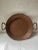 Early 20th Century Large Antique Hammered Copper Handled Pan Platter For Sale - Image 4 of 12