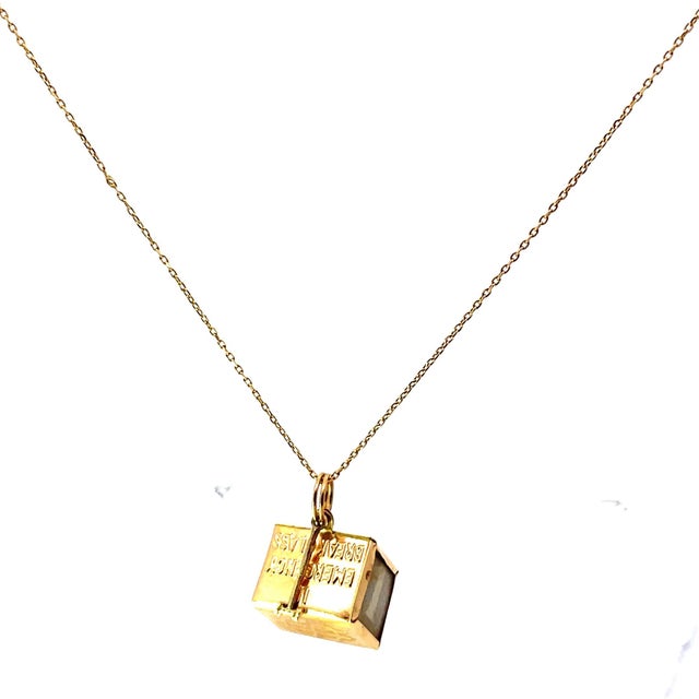 Vintage 14k Yellow Gold "Mad Money" Dollar Bill Necklace For Sale In New York - Image 6 of 7