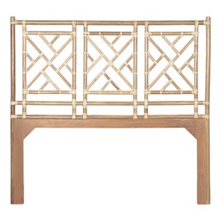 Chippendale Headboard Double - Natural For Sale