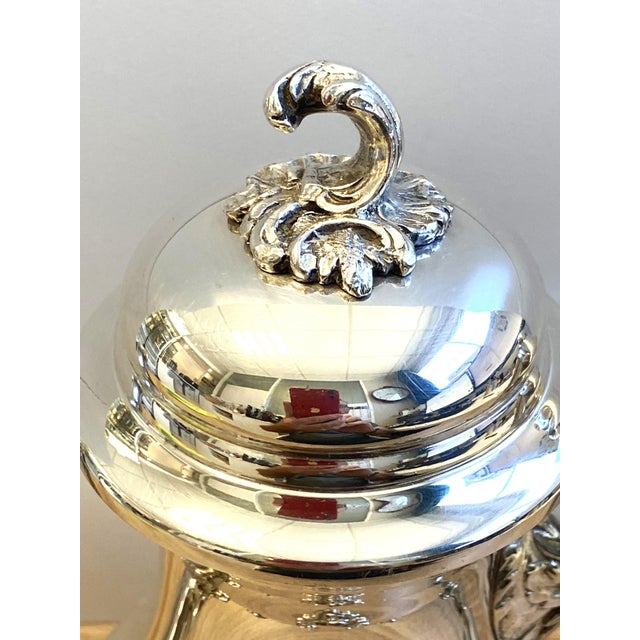 Louis XV Style Rocaille Silver Metal Coffee Pot, 1890s For Sale - Image 12 of 15