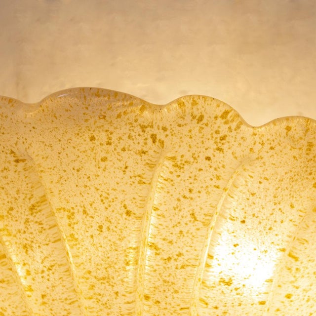 Vintage Italian Murano Glass Wall Sconces, 1990s, Set of 2 For Sale - Image 9 of 12