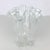 Stunning vintage hand blow art glass vase with flowing handkerchief like design. Clear glass. Gorgeous lines. Great...