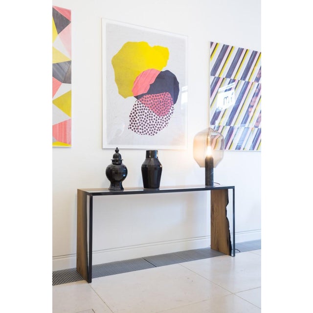 Wood Wetland One Side Console Table by Andrea Forti e Eleonora Dal Farra For Sale - Image 7 of 8