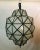 Metal Art Deco White Chandeliers, Pendant or Lanterns in Dome Shape, a Pair For Sale - Image 7 of 12