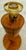 1970’s Vintage ‘Felice Antonio Botta Style’ Table Lamp Constructed of Alternating Wood and Lucite Stacked Circles, Art Deco, MCM Style For Sale In San Antonio - Image 6 of 12