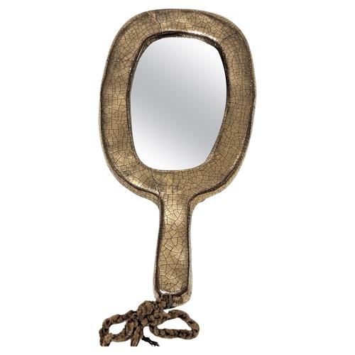 Gilded Mirror by Mithé Espelt For Sale - Image 6 of 6