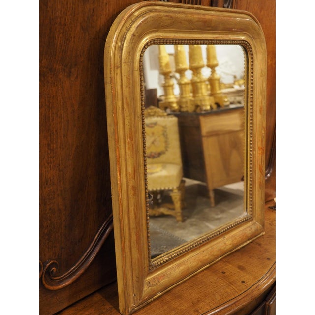 Petite French Giltwood Louis Philippe Style Mirror, Circa 1870 For Sale - Image 17 of 18