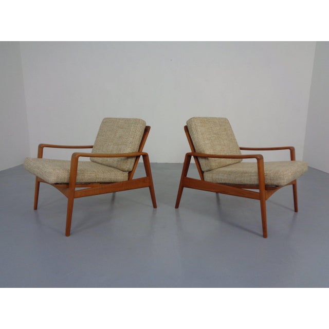 Beige Danish Modern Living Room Set by Arne Wahl Iversen for Komfort, 1960s, Set of 3 For Sale - Image 8 of 18