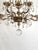 Offered for your consideration is an original Antique Shimmering Sweetest sumptuous Stately Brass Cut Lead Glass Crystal...