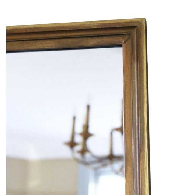 1910s Antique Gilt Overmantle Wall Mirror, 1910 For Sale - Image 5 of 10