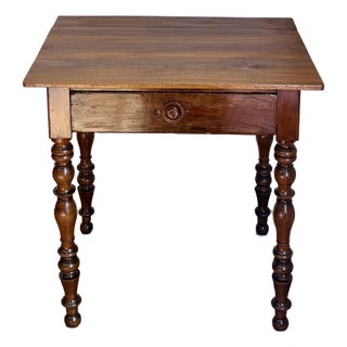 Antique Walnut Table From France For Sale
