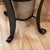 Mid Century Modern Revival Style Wrought Iron Planter/Vase With Scrolling Legs For Sale - Image 10 of 12