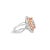 Elegant Morganite & Diamond Halo Ring – Vintage-Inspired Luxury, Size 6.25 For Sale In New York - Image 6 of 6