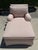 Textile Vintage Baker Furniture English Roll Arm Chaise Lounge Chair For Sale - Image 7 of 12