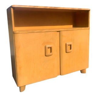 1950s Heywood Wakefield Bookcase M326 Wheat For Sale