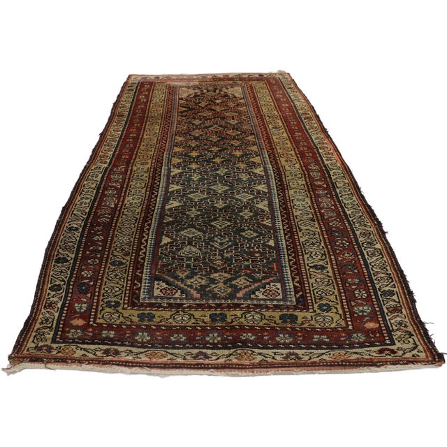 Tribal Antique Caucasian Shirvan Rug - 04'04 X 07'07 For Sale - Image 3 of 9
