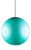 Italian Turquoise Ceiling Lamp by Fontana Arte For Sale